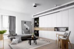 以通体的白色为基调